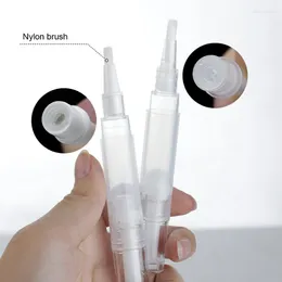 Aufbewahrungsflaschen 5 ml Leerer Twist-Stift mit Pinsel Nachfüllbare Flasche Kosmetikbehälter Nagellackrohr für Kunstfarbe Mascara-Öle