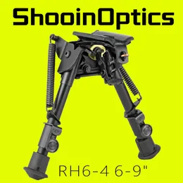 Ultralätt jaktskytte gevär hagelgevär vik roterande sling svivel bipod 6-9 "RH6-4