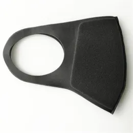 Großhandel warme Maske schwarz Doppelschicht mit Ventil wasserwaschbar atmungsaktiv staubdicht Schwammmaskenfilter