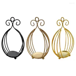 Candle Holders Iron Votive Holder For Wedding Centrepieces Table Bedroom 3 Colors