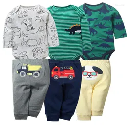 Clothing Sets 1PCS Baby Bodysuits Pants 2022 Cotton Spring Suits Boys Girls Costume 0-24 Month Clothes Set For Born