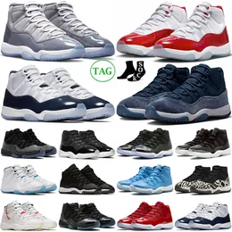 Cherry 11 Jumpman 11s Lows Basketball Shoes Midnight Navy Cool Gray Cap and Gown Pantone Concord Gamma Blue Mens Trainers Womens Outdoor Sports Sneakers Hot
