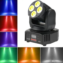 DMX512 Master-Slave Disco Lighting Led Stage Light Dj Christmas UV 6 IN1 Washing Effect Moving Head Stage Light Party Projector