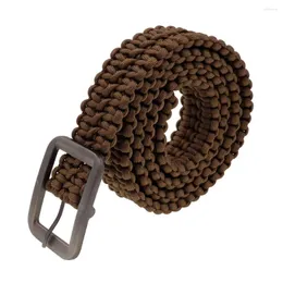 Outdoor Gadgets Tactical 550 Paracord Parachute Cord Waist Belt Survival Woven Camping Hunting Hiking Emergency With Metal Buckle