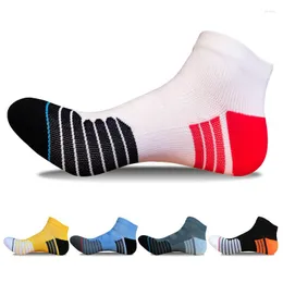 Herrstrumpor män sport ridning cykel basket löpning sport sock sommar vandring tennis skid man kvinnor cykel cykel slip eu 39-44