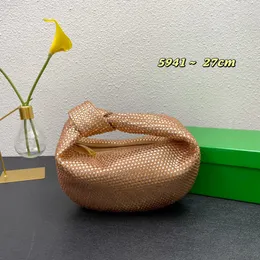 7A Tasarımcı Jodie min çanta omuz çantası Bling elmas taklidi deri tuval thetote çanta kadın lüks yeni 2022
