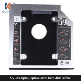 Hot Universal 2nd SATA till HDD Caddy 9,5 mm för anteckningsbok Odd Optibay 9mm NClosure Bay SSD Case Hard Disk Drive