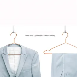 Cintres à Col Court Antidérapants - Lot De 10 Pour Chemises, Vestes Et Pantalons