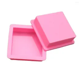 Baking Moulds Silicone Mold Square Shape Soap Muffin Case Candy Jelly Ice Cake Tool Chocolate D602