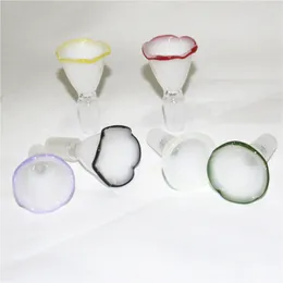 Bowah Wig Wag Glass Bowl com alça colorida de 14 mm de 18 mm de bong tigelas de tabaco acessórios para fumantes