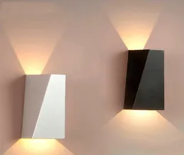 L￢mpada de parede LED moderna 10W Branco preto Spotlights Bulbo para sala de estar Lamparador de corredor Lampara Warm Branca branca Ce RO9730629