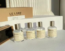 Le Labo perfume gift set Santal 33 BERAMOTE 22 THE NOIR 29 ROSE 31 4pcsx30ml fragrance unisex perfume body mist in stok fast ship3172698