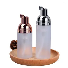 Garrafas de armazenamento 10pcs 50ml de espuma de espuma de mousse líquido dispensador de líquido plástico garração de loção de shampoo cosmético vazio