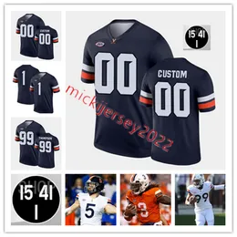 American College Football Wear Custom Virginia Cavaliers Football Jersey Stitched Shawn Moore Matt Schaub Bob Davis Tiki Barber John Papit Ray Savage Bryce Perkins