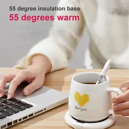 Tischsets, Kaffeetassen- und Tassenwärmer, 55 °C, Wärmekissen, USB, konstante Temperatur, Milcherhitzer, Heizbasis, warme Tassen, Küche