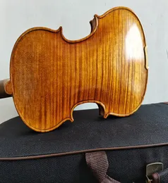 Highend handmade Italian vintage oily varnish 44 Violin Antonio Stradivari violino brazilian bow with Box9943967