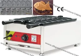Commercial Use Non stick 110v 220v Electric 6pcs Fish Waffle Taiyaki Maker Iron Machine Baker Grill2066488