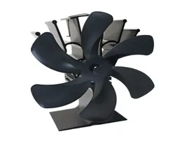 Fireplace Heat Powered Stove Fan 6 Blades Log Wood Ecofan Quiet Home Efficient Distribution 2205057478775