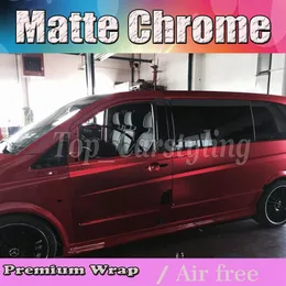 Satijnen chroom vinyl auto wrap film met luchtbel roodblauw roze tiffany grijs zoals gegoten vinyl maat 1 52x20m roll275p