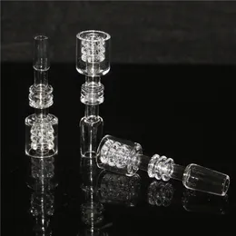 Hookahs Diamond Knot Quartz Smoke Domeless Nail Efficient Nails Sleekelegant 10mm 14mm 18mm Clear Frosted Bangers Silicone Nectar Dab Str￥