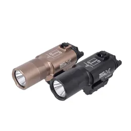 Lanterna tática Surefir x300u x300 pistola luminária de escoteira 600lm Glock Picatinny Rail Outdoor Lighting Arma de caça à luz