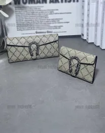 Luxurys Designer Donna GGity Portafoglio Corto Lungo a due teste Portafogli serpente Borse Porta carte Portamonete Borsa a mano da uomo Borse