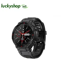 Ny K22 Smart Watch Men Sport Fitness Bluetooth Ring multifunktion Musikkontroll Alarmklocka P￥minnelse Smartur f￶r telefon