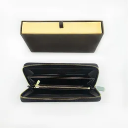 2019 Neue Ganze klassische Standard-Geldbörse PU-Modeleder lange Geldbörse Geldtasche Reißverschlusstasche Münzfach Scheinfach organi198C