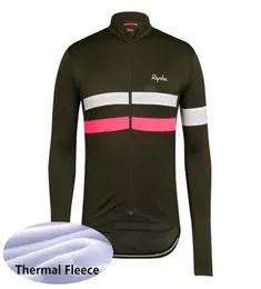 2021 Abbigliamento per ciclismo in pile termica invernale uomini rapha team ciclistica camicie a maniche lunghe Maillot Ciclismo MTB Bicycle Tops S213990117