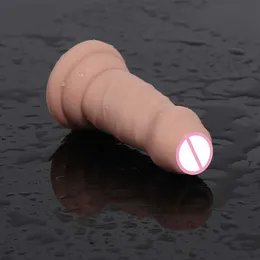 Sexspielzeug Masager Spielzeug mit Anal Dildos starker Saugnapfbecher für weibliche männliche fleischfarbene i4t4 S46T Di36