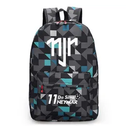Neymar Jr Canvas rackpack Мужчины женщины рюкзаки рюкзаки для туристической сумки для мальчика девочка школьная сумка для подростков с мяч