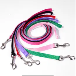 너비 1.5cm 길이 120cm 나일론 개 라열 애완 동물 강아지 훈련 스트랩 검은/블루 개 리드 로프 벨트 leash l 'l'fa