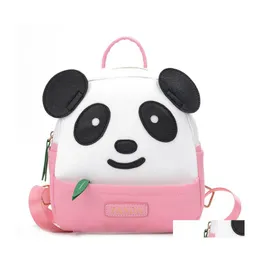 Backpacks Childrens School Bags For Girls Kids Bag Garten 347 Girl Boy Simple Fashion Light Panda Cute Backpack Rugzak 220610 Drop D Dhdxg