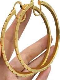Women Hoop Orecurs Designers Gold Earring Fashion Big Circle Simple Jewelry Luxurys Lettera V Stalling Earrings Woop intero 220301010258P4028131