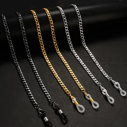 Simple Link Chain for Glasses Mask Lanyard Women Men Stainless Steel Gold Color Sunglasses Chains Eyewear Cord Strap Gift