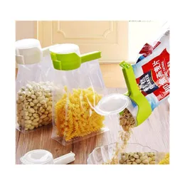 Clipes de bolsa veda￧￣o despejar alimentos clipe de lanche vedada kee selador fresco bra￧adeira de pl￡stico alimentos economizadores de viagem ferramentas de cozinha yfa3060 d otfip