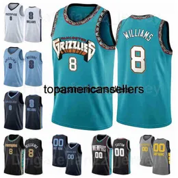 커스텀 남자 여자 청소년 커스텀 제한된 통기성 통기성 통기성 스포츠 팬을위한 Ziaire Williams Basketball Jersey