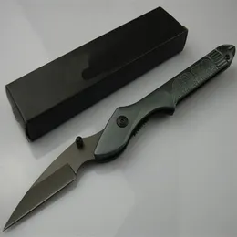 Top Quality Plus 343 Small Sky Bird 440C Grey Titanium Blade EDC Pocket Hunting Knife Alluminio in lega di alluminio Handle257C257C