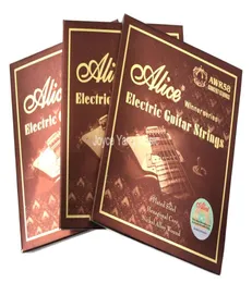 3 conjuntos Alice AWR58 Cuerdas de guitarra eléctrica de acero chapado en acero hexagonal níquel cadenas de heridas 3466591