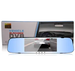 C￢meras duplas HD 1080p x10 Car ve￭culo de ve￭culo Dash C￢mera Video Video Recorder Tacografia Touchscreen Rearrista Espelho DVRS5114136