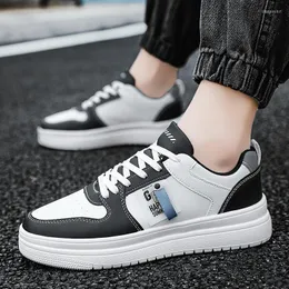 Men's Jeans Shoes Men's Fashion Platform Athleisure Instagram Celebrity Little White Student Board S