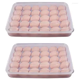 Depolama Şişeleri Yumurta Konteyner Buzdolabı Beyan Tepsi Taşıyıcı 60 Yumurta - Plastik Buzdolabı İstiflenebilir Taşınabilir 2 Paket