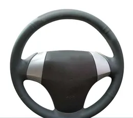 Tampa personalizada de capa de volante de carro de carro Acessórios para carros de trança de volta para Hyundai Elantra 2008 2009 2010