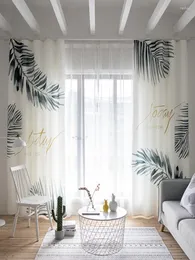 Curtain Nordic Style Living Room Fresh Finished Simple Modern Shading Bedroom Custom Soft Fashion Industrial