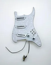 Guitar Pickups Brian May Pickguard Chrome White Pearl01236739417