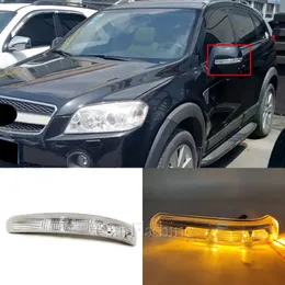 För Chevrolet Captiva 2007-2016 LED-sidspegel Turn Signal Ljus sido repeater lampa bakvy bakspegel signallampa