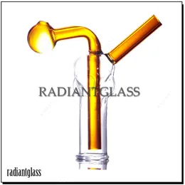 Wasserpfeifen Glas Kleine Bubbler Bong Wasserpfeifen Ölbrenner Schalen Schädelform Hand Bubbler mit Perkolator Großhandel China