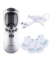 4 almohadillas de electrodo TENS ACUPUNTURA Massorger Digital Electric Full Body Body Massager Terapia digital Machine9896015