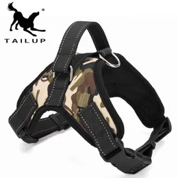 Dog Collars Leashes Nylon Heavy Duty Dog Pet Harness Collar Adjustable Padded Extra Big Large Medium Small Dog Harnesses vest Husky Dogs Supplies T221212