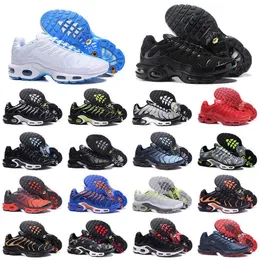TN Plus Running Shoes Mens Black White University Blue Neon Green Hyper Pastel Blue Oreo Womens Treasable Sneakers Trainers Outdoor Sports Fashion Size 36-46